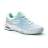 Lotto Mirage Synpulse 100 Speed (Women's) - All White/Saffron/Blue Paradise -Sports Tennis 210739 8T3 01