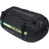 Head Gravity R-PET 12 Racket Duffel Bag - Black -Sports Tennis 283122 Gravity Duffle Bag BKMX A
