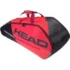 Head Tour Team Combi 6 Racket Bag - Black/Red -Sports Tennis 283482 BKRD A