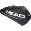 Head Tour Team 3 Racket Bag - Black/Orange -Sports Tennis 283502 BKOR A