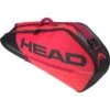 Head Tour Team 3 Racket Bag - Black/Red 1 Head Tour Team 3 Racket Bag - Black/Red -Sports Tennis 283502 BKRD A