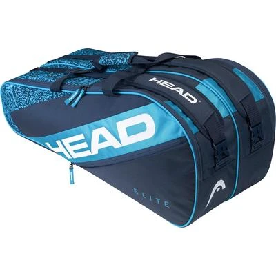 Head Elite Supercombi 9 Racket Bag - Blue/Navy 3 Head Elite Supercombi 9 Racket Bag - Blue/Navy