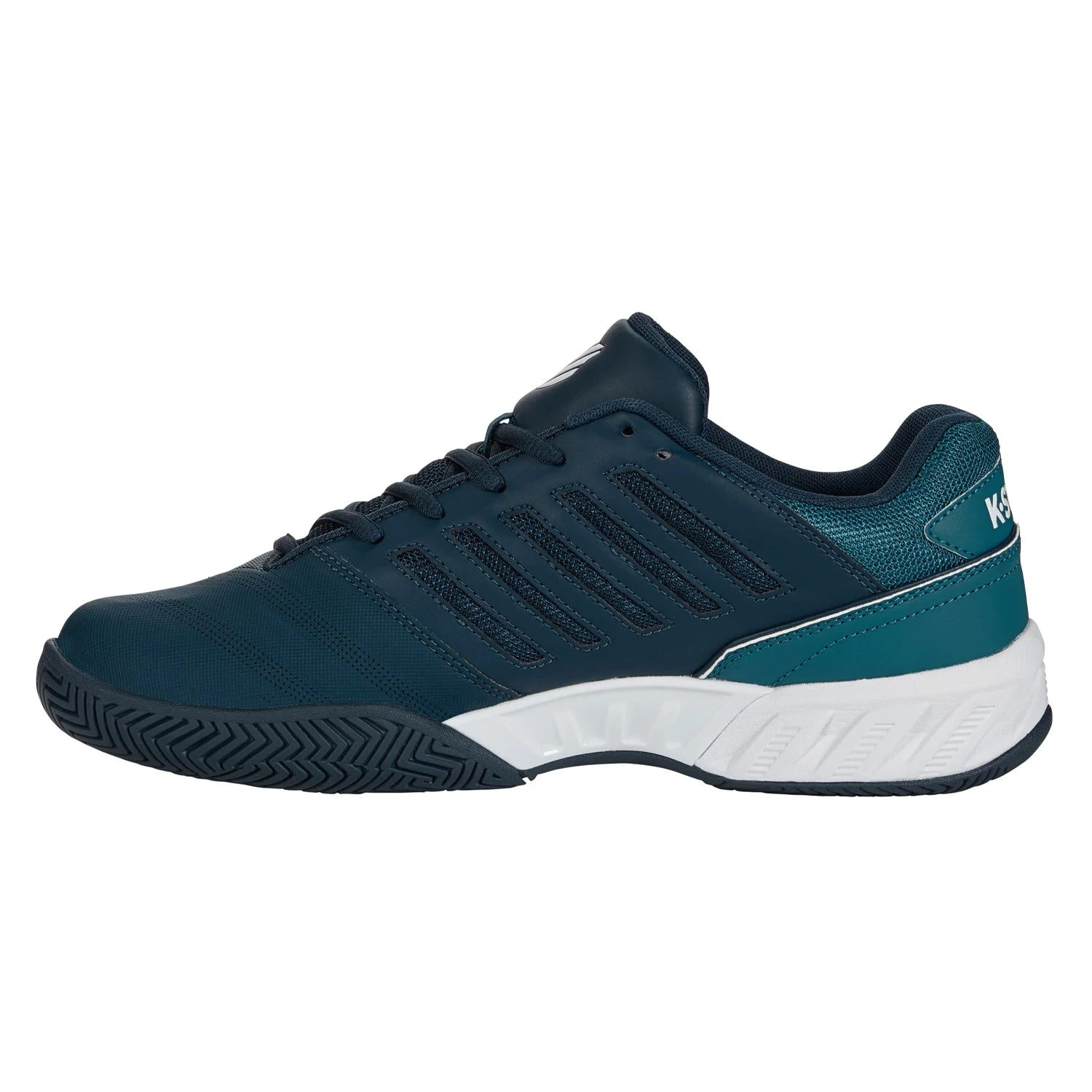 K-Swiss Bigshot Light 4 (Men's) - Reflecting Pond/Colonial Blue/White 4 K-Swiss Bigshot Light 4 (Men's) - Reflecting Pond/Colonial Blue/White - Image 2