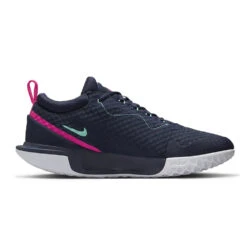 Nike Court Zoom Pro (Men's) - Obsidian/Green Glow/White/Hyper Pink -Sports Tennis DH0618 402c