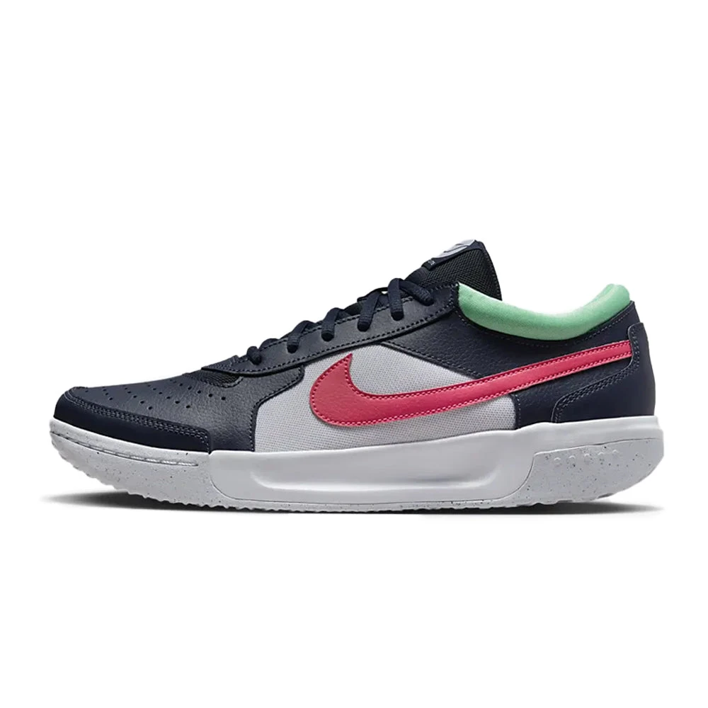 Nike Court Zoom Lite 3 (Men's) - Obsidian/Green Glow/White/Hyper Pink 4 Nike Court Zoom Lite 3 (Men's) - Obsidian/Green Glow/White/Hyper Pink - Image 2