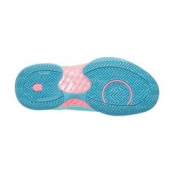 K-Swiss Express Light Pickleball (Women's) - Aruba Blue/Maui Blue/Neon Pink -Sports Tennis K96563 436c