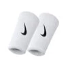 Nike Doublewide Wristbands (White) -Sports Tennis Swoosh DW Wristband WhtBlk A