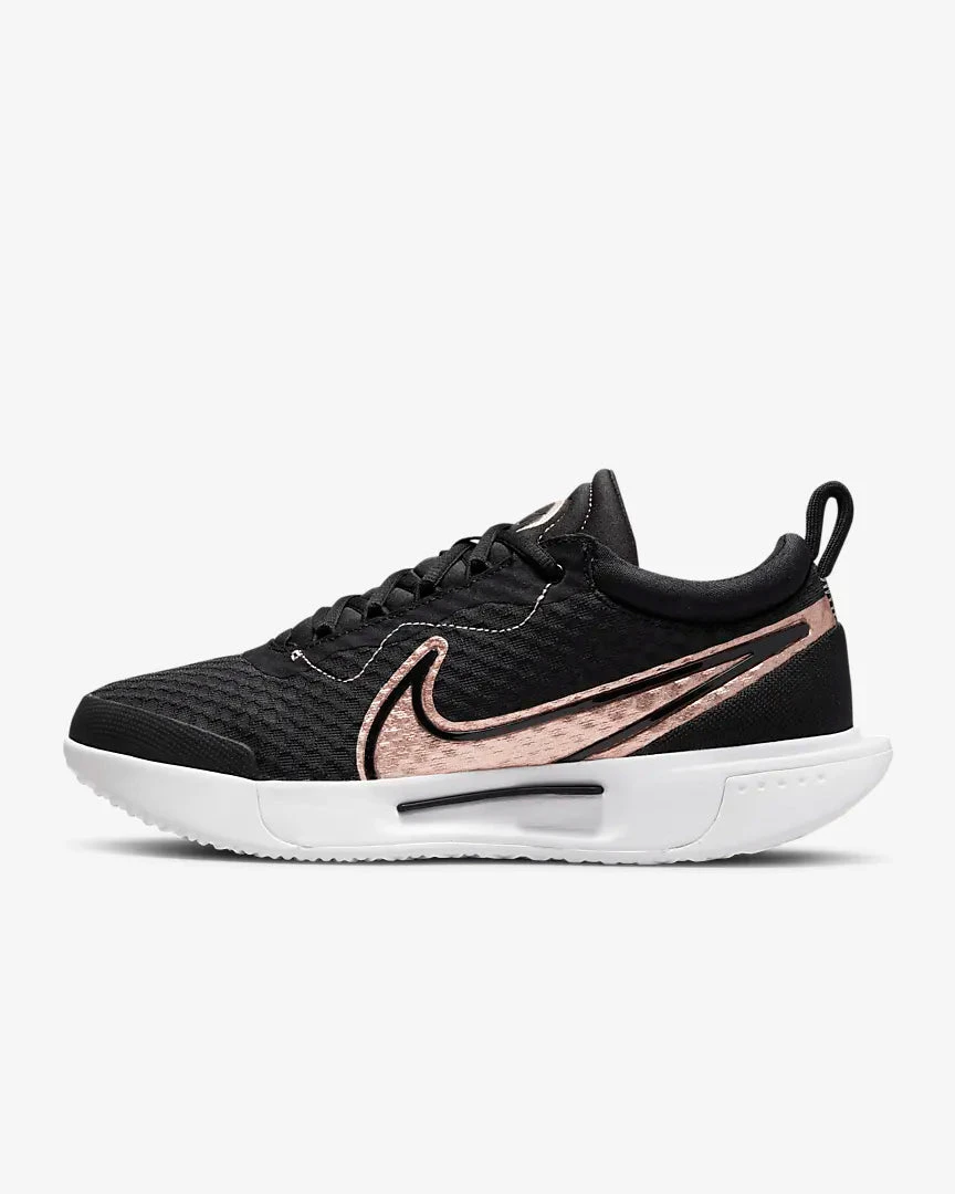 Nike Court Zoom Pro (Women's) - Black/White/Metallic Red Bronze 4 Nike Court Zoom Pro (Women's) - Black/White/Metallic Red Bronze - Image 2