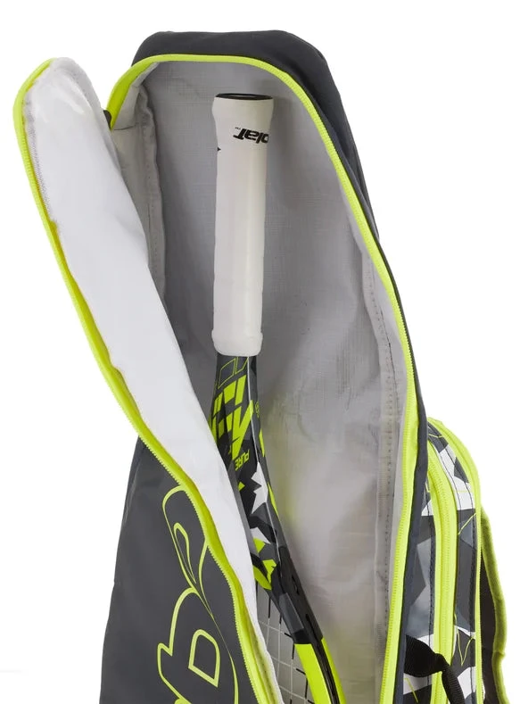 Babolat Pure Aero 3 Pack Backpack Bag - 2022 NEW ARRIVAL 5 Babolat Pure Aero 3 Pack Backpack Bag - 2022 NEW ARRIVAL - Image 3