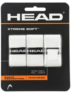 Head XtremeSoft Overgrips 3 Pack (White Color Or Fluorescent Yellow)