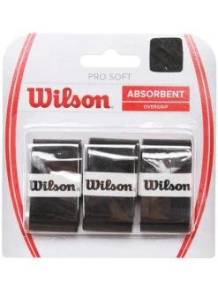 Wilson Pro Soft Absorbent Overgrip (Black Color)