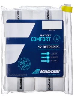 Babolat Pro Team Tacky Overgrip 12-pack White