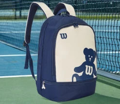 Wilson Bear Junior Backpack (Navy Or Pink) - 2022 New Arrival -Sports Tennis wilson junior backpackblue2